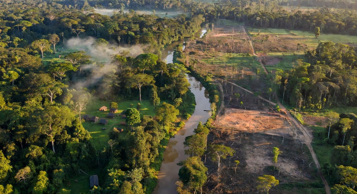 Imagen ilustrativa del artículo: Amazonia: 14% vs 38%, matemáticas que gobiernos ignoran — Yves Laurent